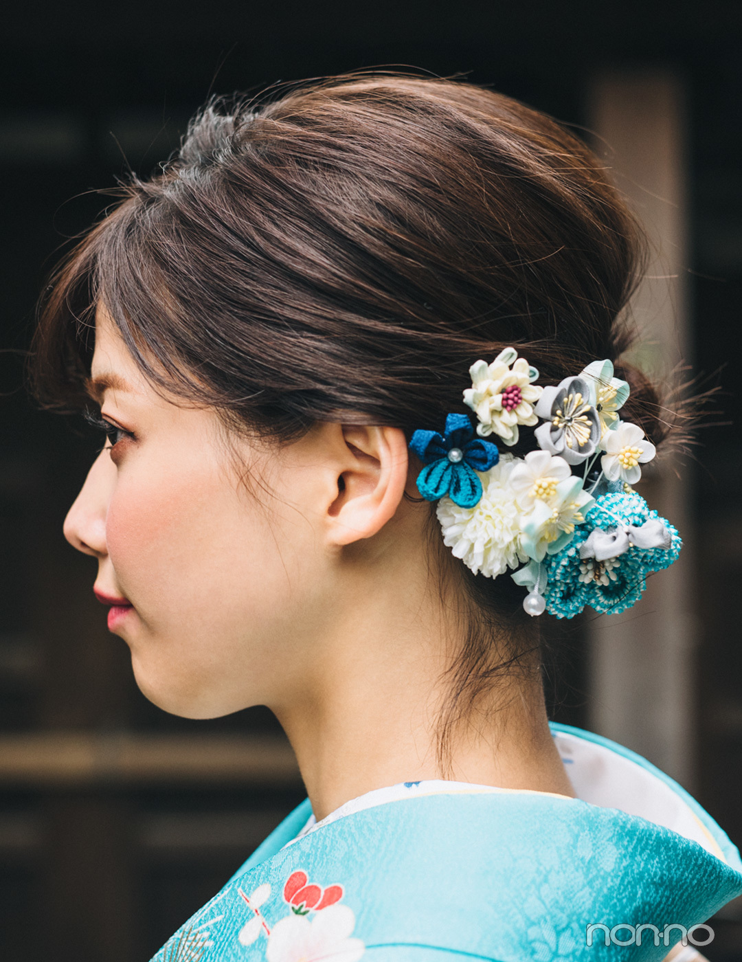 ボブでもできる 渡邉理佐の清楚なまとめ髪にキュン 成人式19 髪型 メイク