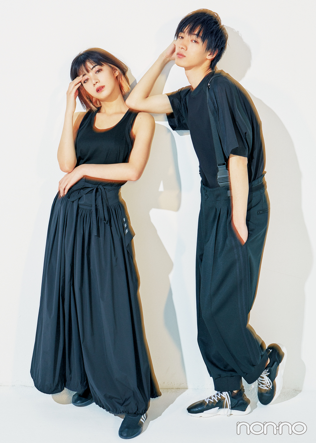 貞子 で話題の池田エライザさんが 清水尋也さんと夏の黒でリンクコーデを披露 Non No