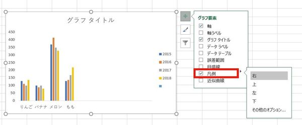 Excelのグラフに項目名を入れてわかりやすくしたい 凡例の挿入方法と編集のやり方 マイナビ学生の窓口 フレッシャーズ Line News