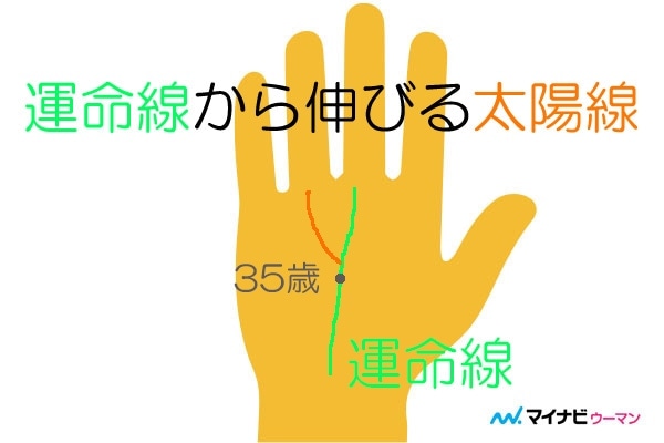 人生大成功の手相 太陽線とは 手相占い マイナビウーマン Line News