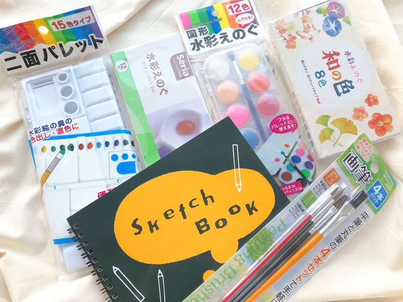 ハンドメイド水彩絵の具2種類