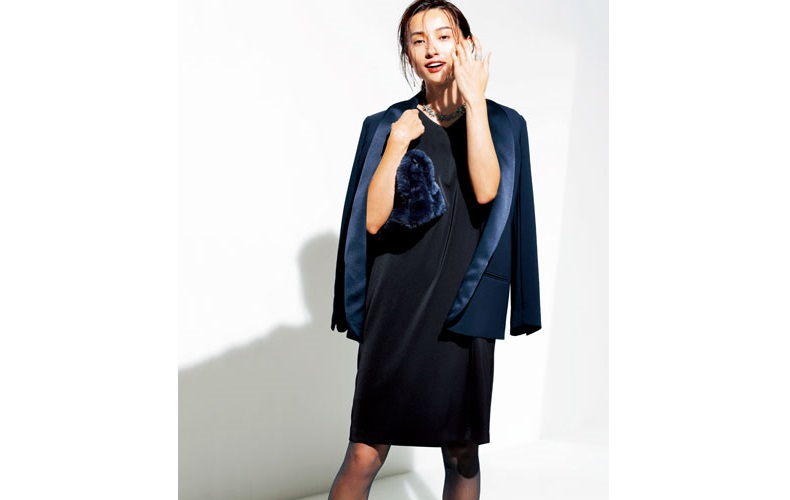 冬の黒ワンピース9選 19 30代40代レディースファッション Domani Line News