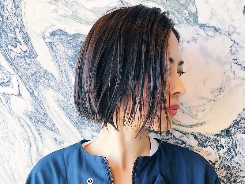 大人ボブ 巻かずにおしゃれを叶える バームのつけ方 髪のプロが伝授 お仕事ヘアアレンジ