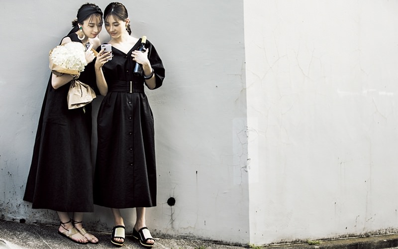 黒ワンピース 今年買うなら ひとくせ 長め ポケットありが新ルール Oggi Line News