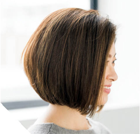 前髪なしボブのヘアスタイル アレンジ特集 ショート ミディアムやストレートも Oggi Line News