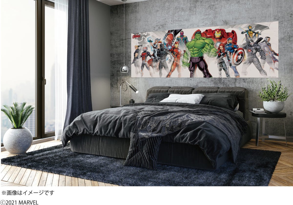 アベンジャーズメンバーがアッセンブル 貼ってはがせる壁紙decol デコル Marvel マーベル Avengers Dtimes Line News