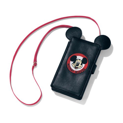 ミッキーの耳が可愛いアクセント ベルメゾン ディズニー 小銭もチケットも入るスマホショルダーバッグ Dtimes Line News
