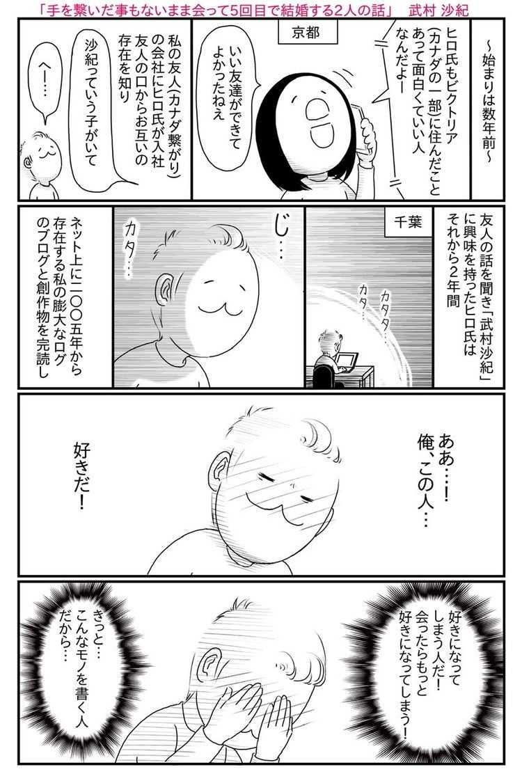 手を繋いだ事もないまま会って5回目で結婚する2人の話 Note ノート Line News