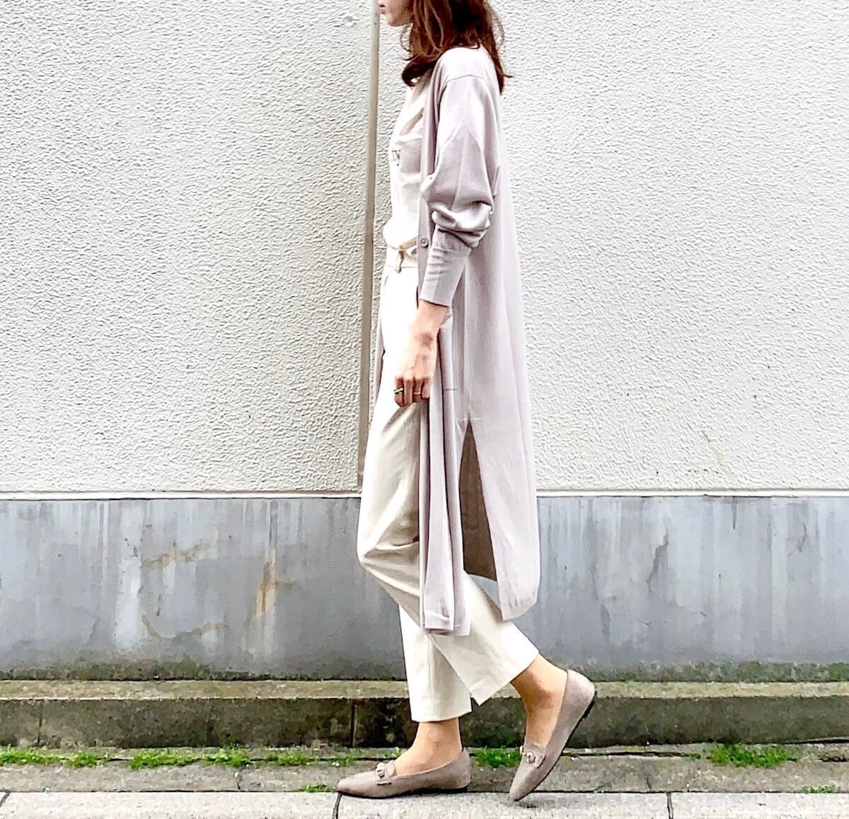 着回し力抜群の Uniqlo Uvカットスリットロングカーディガン Dress ドレス