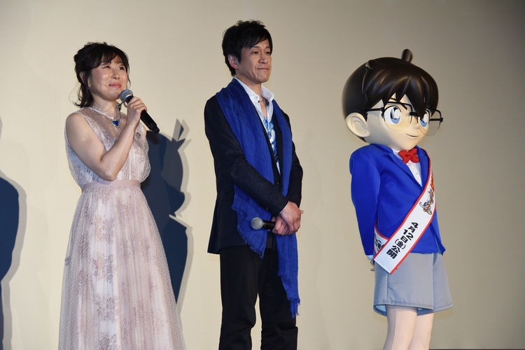 名探偵コナン新作が初日で興収4億円 動員31万人 前作超え祈願し92枚の瓦割り 名探偵コナン新作が初日で興収4億円 動員31万人 前作超え祈願し92枚の瓦割り