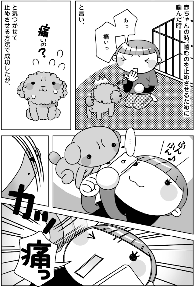 痛っ 目当たったよ 大人のトイプには逆効果で 犬のおしりにしかれてます 16 毎日が発見 Line News