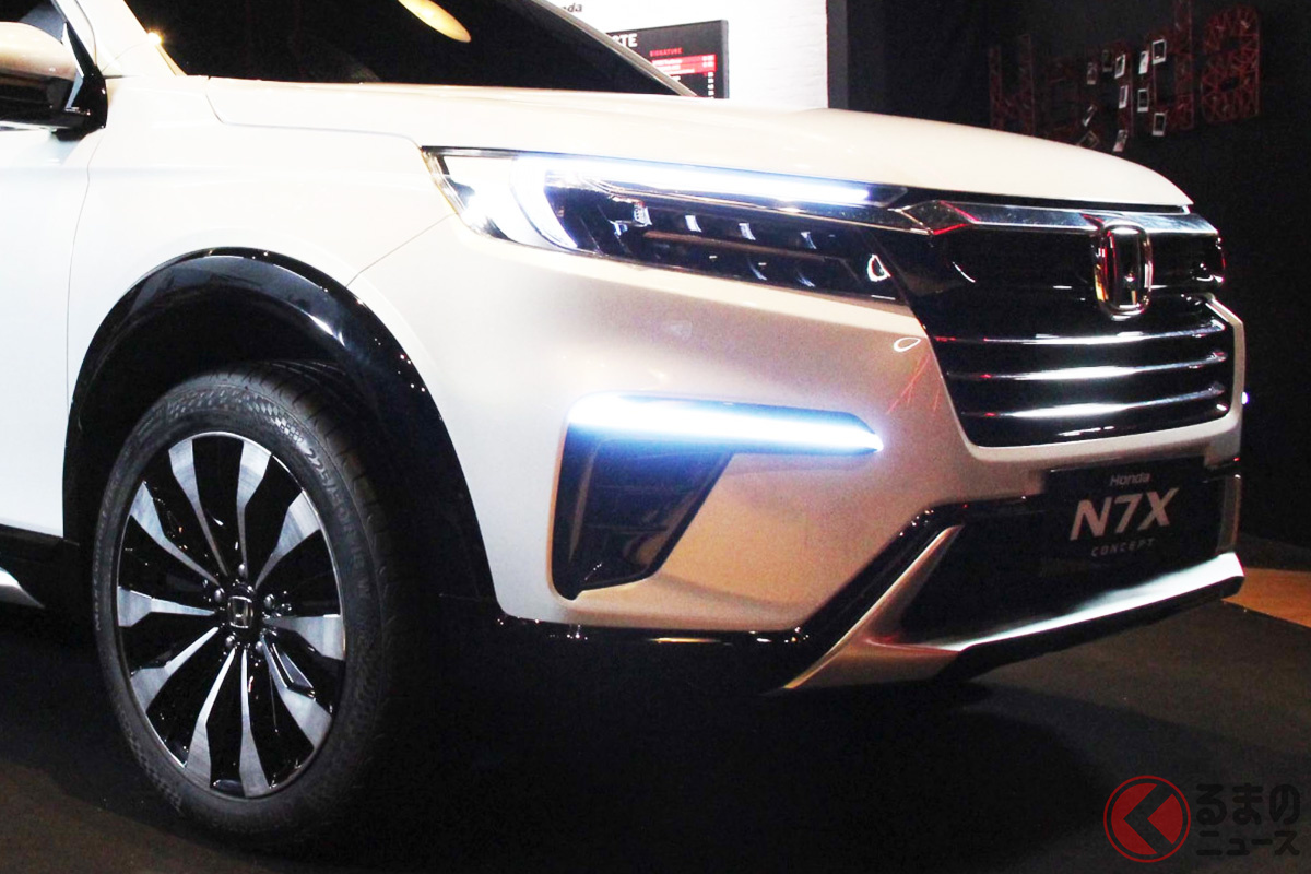 ホンダ新型suv N7x 世界初公開 オデッセイ顔の7人乗りsuvがインドネシアで登場 くるまのニュース Line News