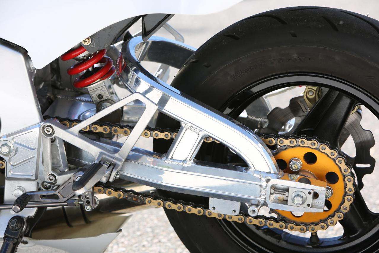 Nチビ(NSR Mini)に“60馬力”のWR250Fのエンジンを搭載→最高速207km/h