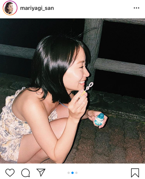 永尾まりや Snsで話題の エモいシャボン玉 に挑戦 Wwsチャンネル Line News