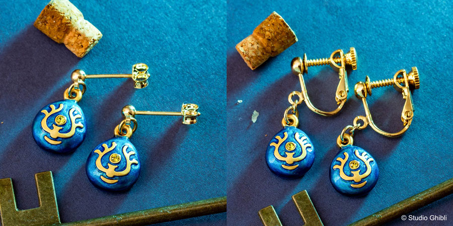 天空の城ラピュタ MyTreasure 飛行石 ラピスラズリ ピアス(片耳用) ジブリ 天空の城ラピュタ My Treasure ピアス 飛行石≪片耳用
