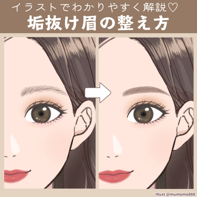 イラストでわかりやすく解説 たった4stepで一気に美眉になれる 垢抜け眉のつくり方 Michill ミチル