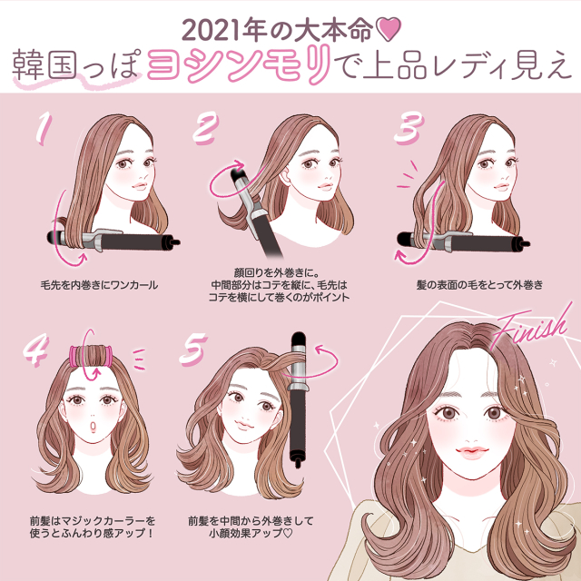 21年トレンドヘアの大本命 韓国っぽ ヨシンモリ の作り方 Michill ミチル Line News
