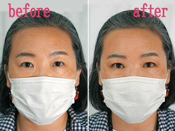 50代おすすめアイメイクでマスク姿はどのぐらい変わる 編集部で実験 ハルメク Line News