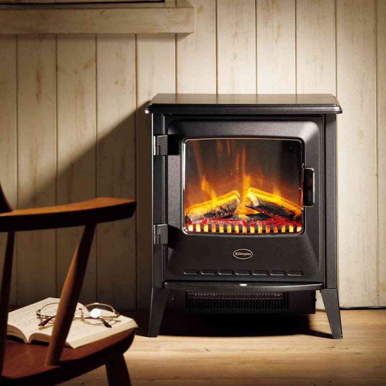 □値下□ディンプレックス Dimplex 煙突が無くても設置できる！身も