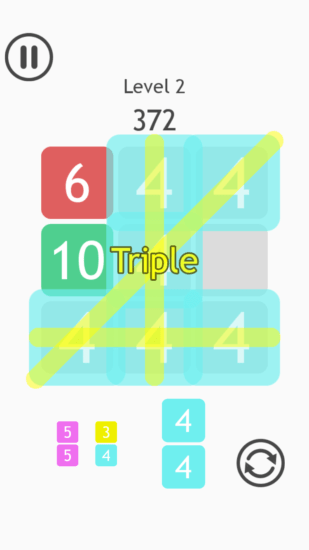 シンプルで奥深い数字パズルゲーム 数字マルバツ がリリース 戦略的に数字を足してマルバツのように消していこう Sqool Netゲーム研究室 Line News