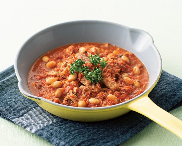 さば缶と蒸し豆のトマト煮込み 蒸し大豆ダイエットレシピ クロワッサン Online さば缶と蒸し豆のトマト煮込み 蒸し大豆ダイエットレシピ クロワッサン Online