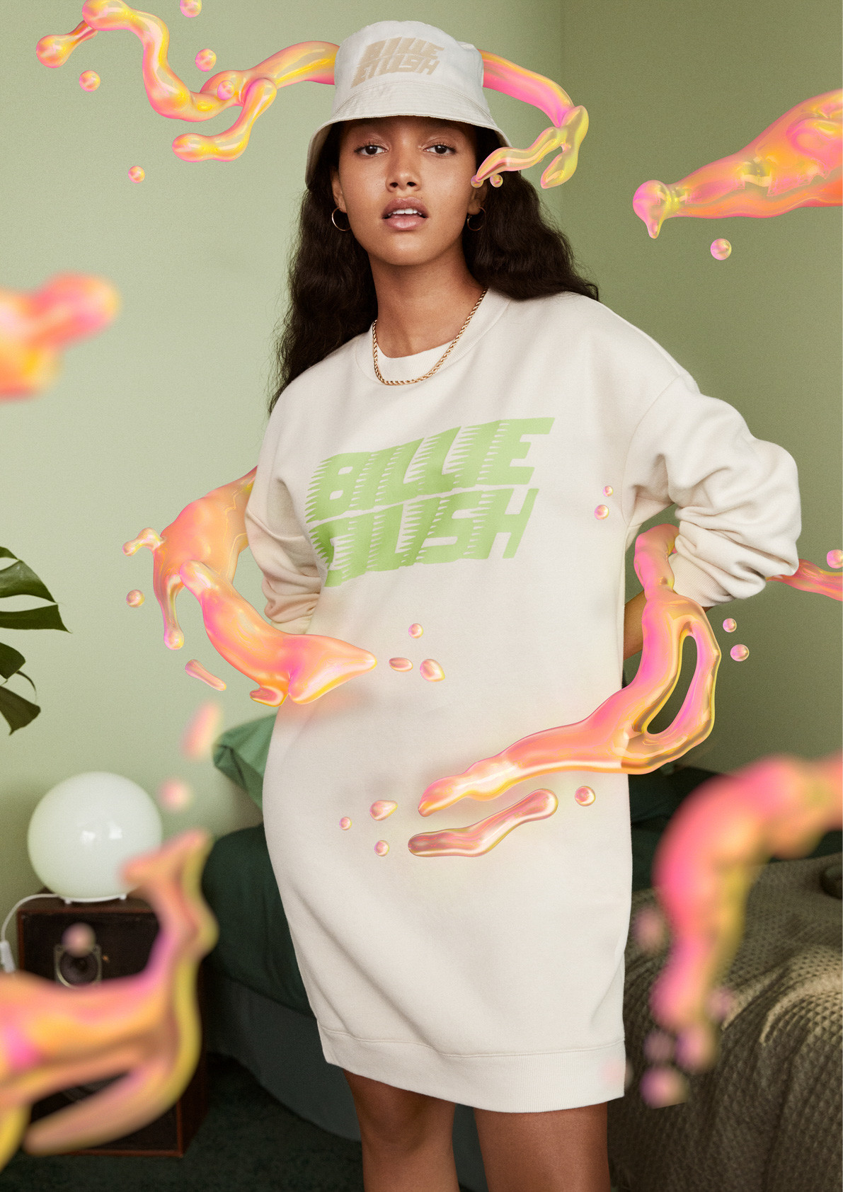 H&M×ビリー・アイリッシュ、オーバーサイズのコラボ