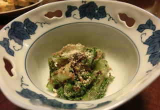 カチカチになる前に 余った粉チーズ でおいしい和え物ができた