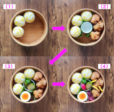 お弁当箱にピッタリ詰められる かわいい まん丸おにぎり みずか の魅せるお弁当vol 2 クックパッドニュース