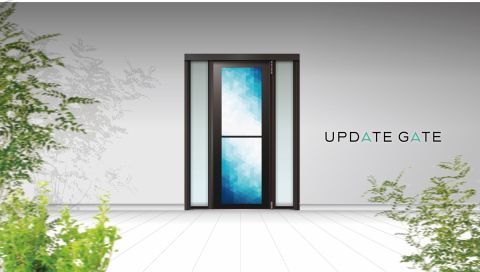 ドア全体が巨大な液晶に 未来の扉 未来ドア Update Gate アスキー Line News