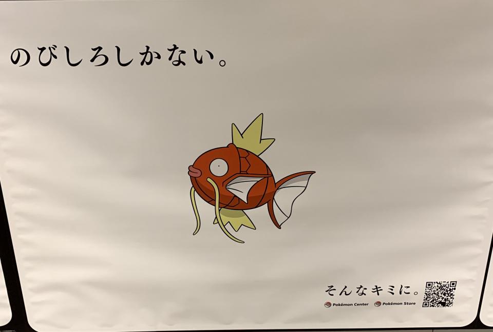 コイキング のびしろしかない 渋谷駅の ポケモン求人広告 が名言のオンパレード コイキング のびしろしかない 渋谷駅の ポケモン求人広告 が名言のオンパレード