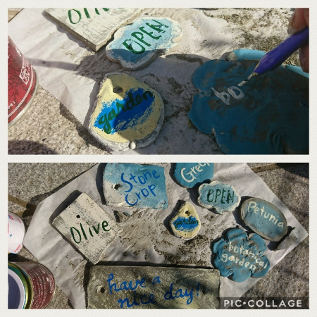 100均リメイク ダイソーのセメントでガーデン雑貨diy