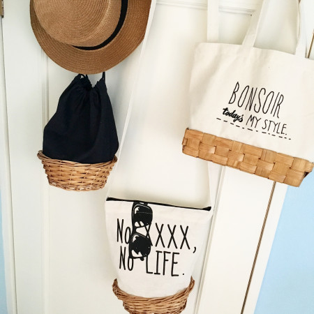 オール100均 ファスナー付きカゴバッグの作り方