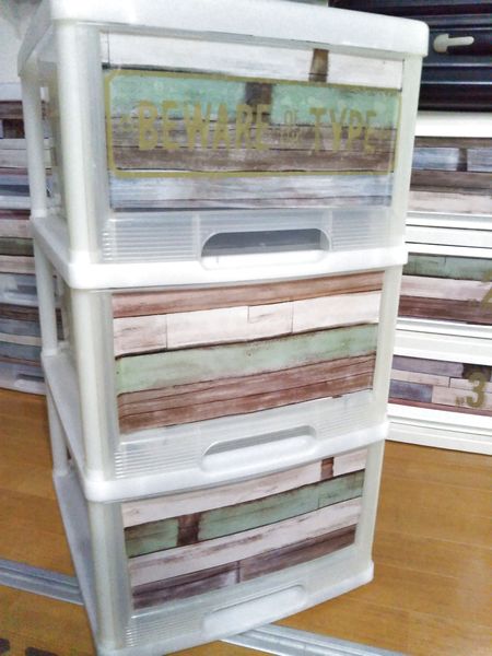 衣装ケースをリメイクして再利用 クローゼットの見直し