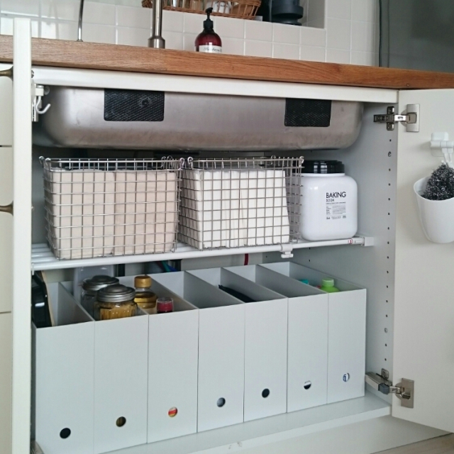 すぐマネしたくなる シンク下の収納のお手本10選