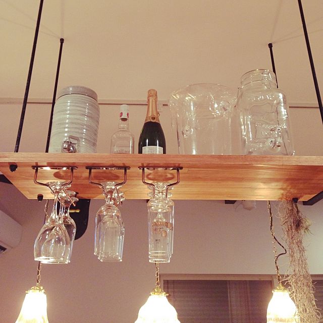 ワイングラスがもっと輝く 憧れディスプレイはこう作る Roomclip Mag Line News