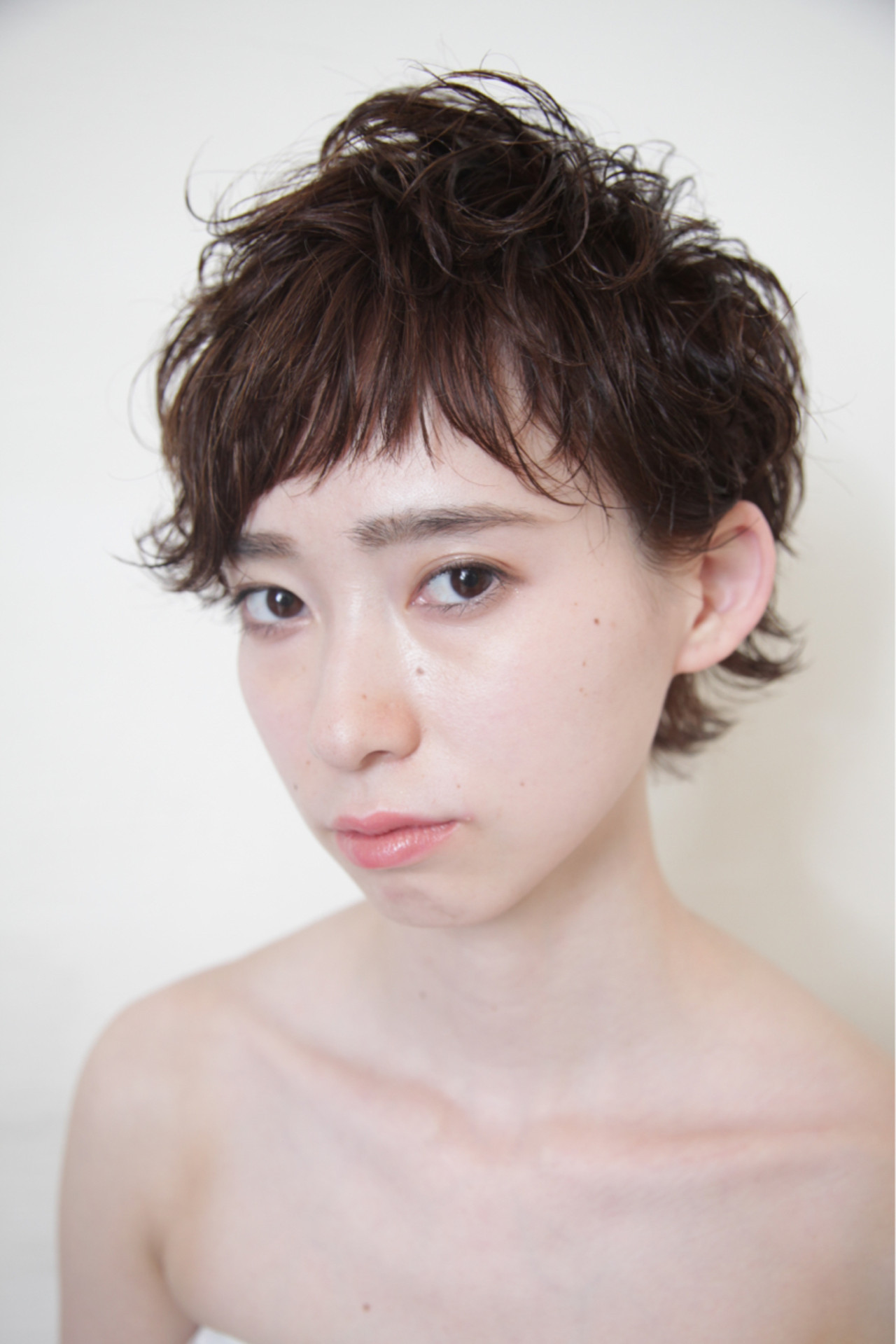 ショートさん注目 アシメ を取り入れて旬顔に 後編