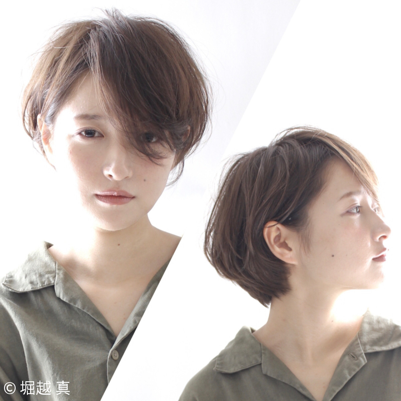 面長さん向け ショートボブでおしゃ見えと若見え
