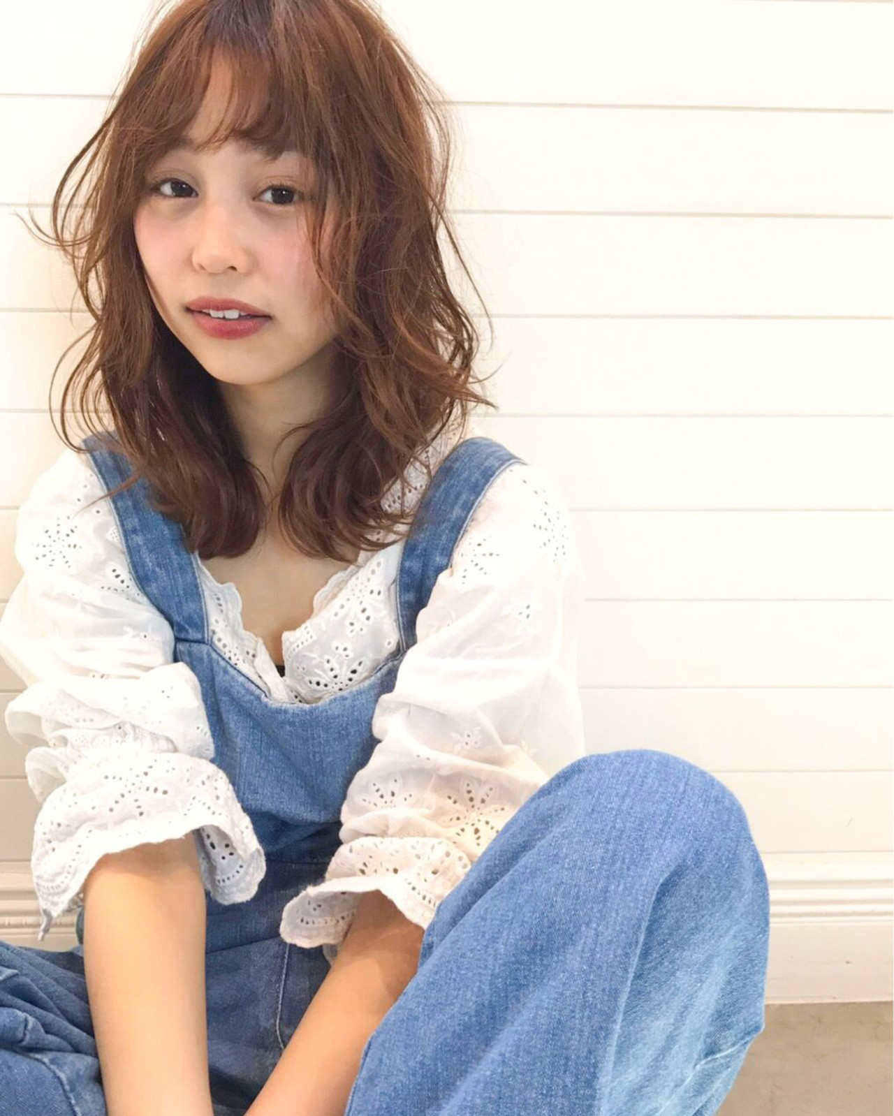 ミディアム デジタルパーマで毎朝簡単に可愛く変身