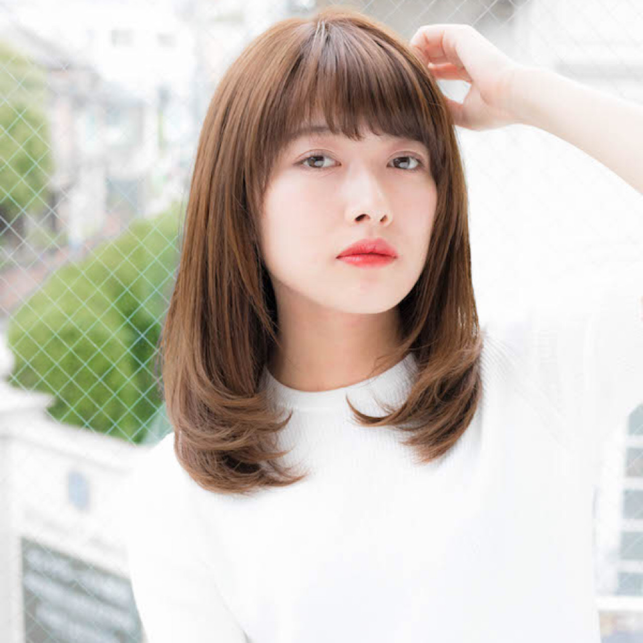 ミディアム デジタルパーマで毎朝簡単に可愛く変身