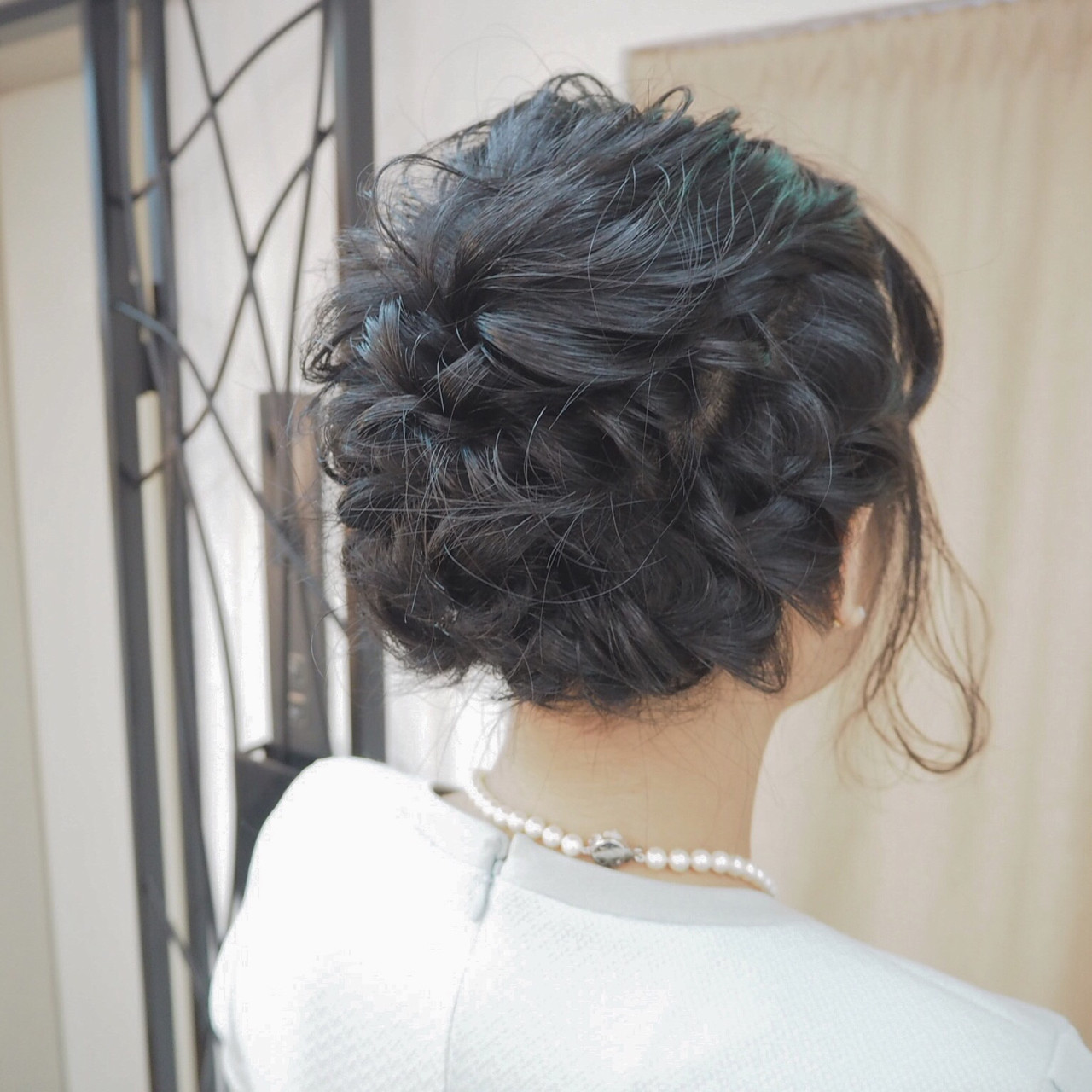 √100以上 黒髪 セミロング 前髪なし 260722黒髪 セミロング 前髪なし