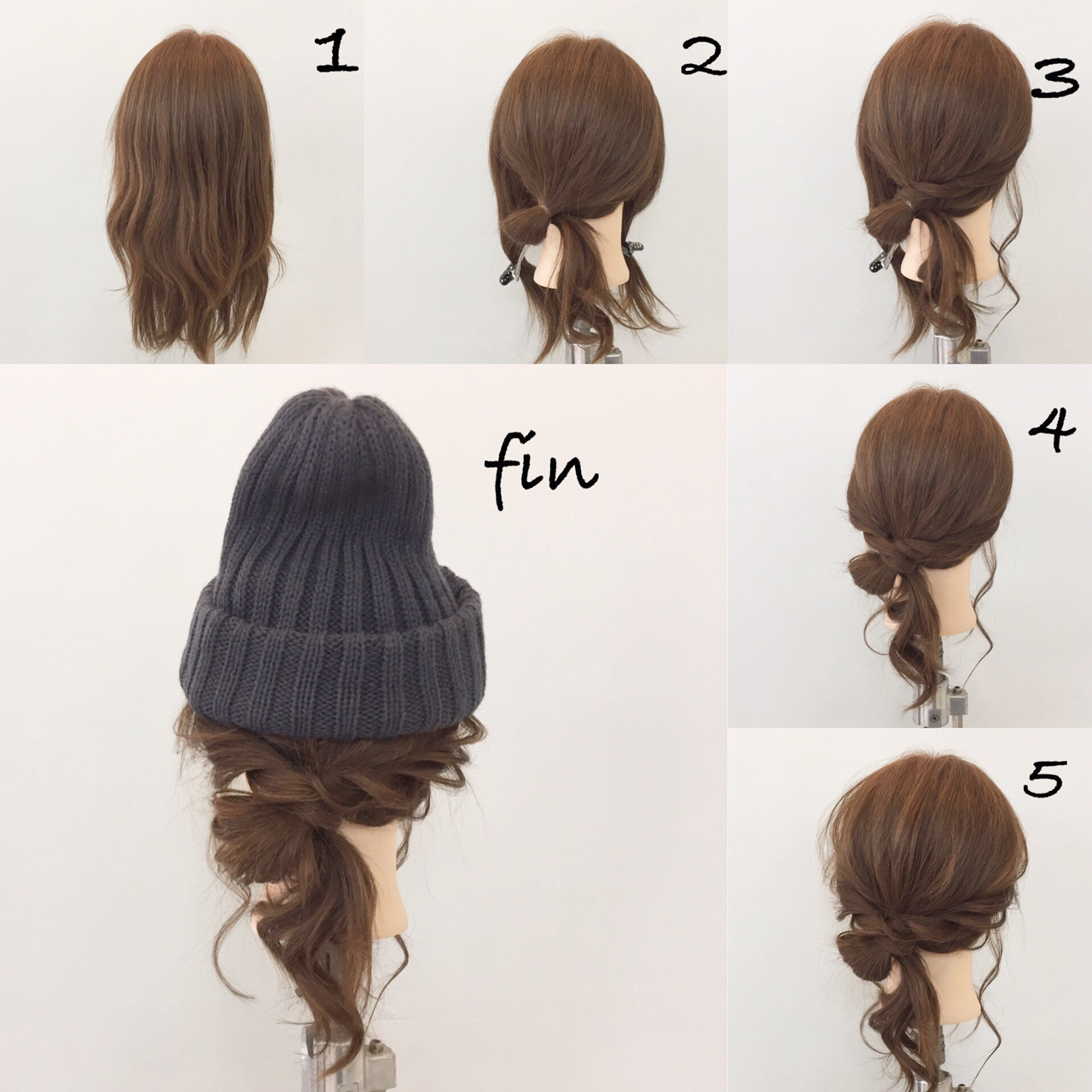 さりげない感が惹かれる 帽子ヘアアレンジでplus Aおしゃ髪に 後編