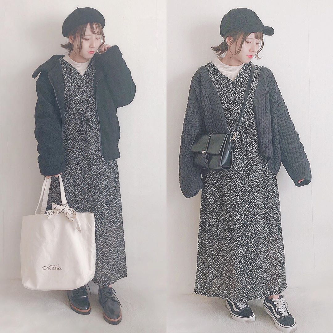 ただ着るのはもう古い 手持ちの春ワンピ ゆるっとアウターで今っぽく