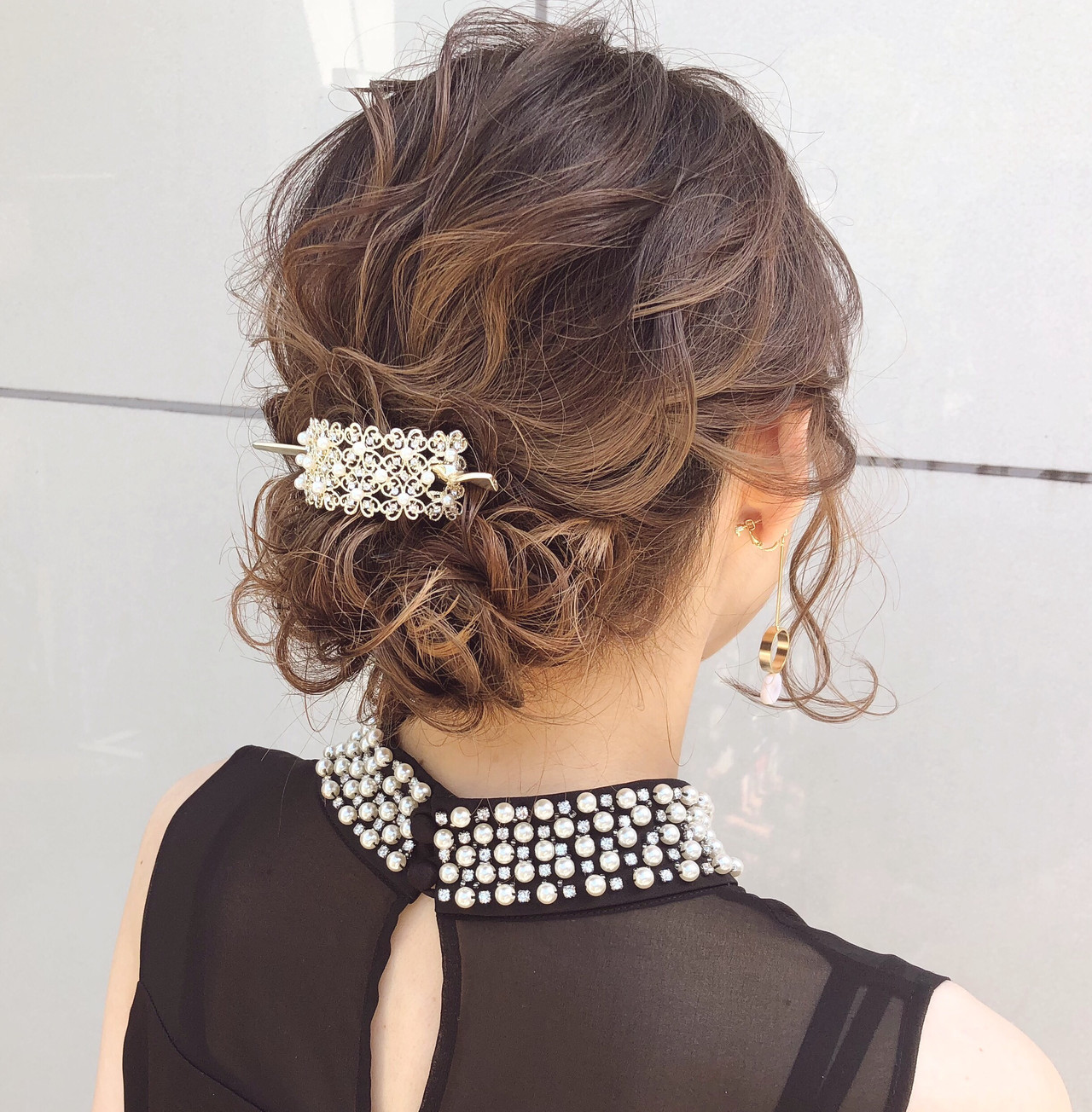 結婚式okな簡単ヘアアレンジ お呼ばれシーンも自分でアレンジ ショート ミディアム編 Hair