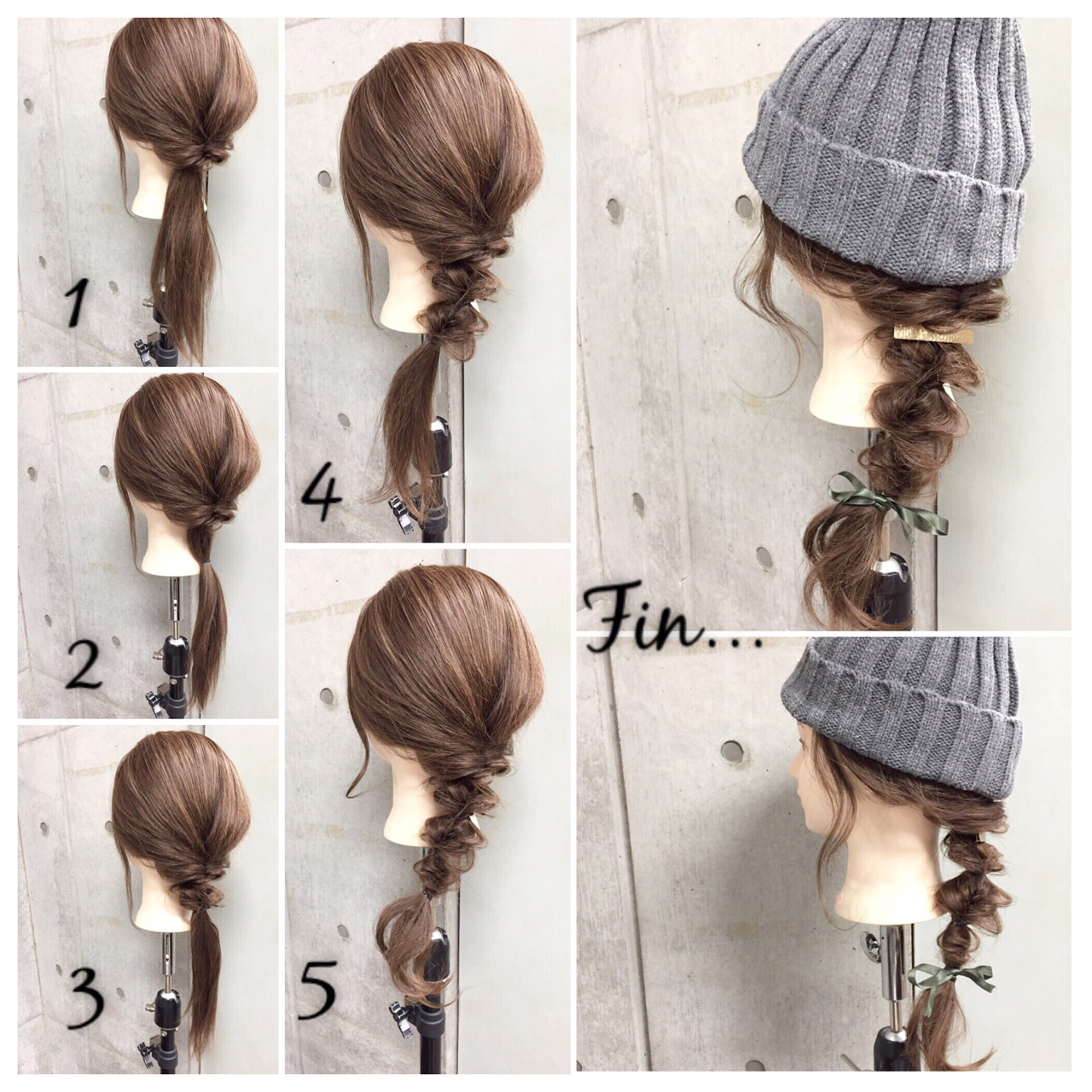 これだけは絶対できる セミロングの時短ヘアアレンジ２つ