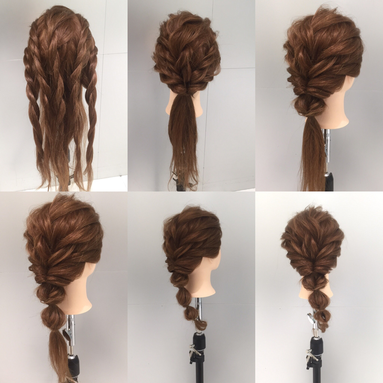アイロンいらず ロープ編みで作る超簡単アレンジ アイロンいらず ロープ編みで作る超簡単アレンジ