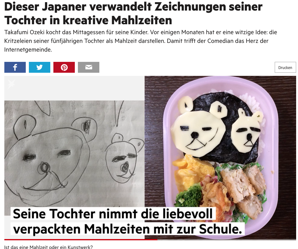 娘のおえかきを完コピする 衝撃のキャラ弁 がおもしろすぎる ザ ギース尾関高文さんインタビュー ダ ヴィンチweb